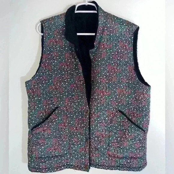 VINTAGE COLORFUL VEST - Picture 1 of 11